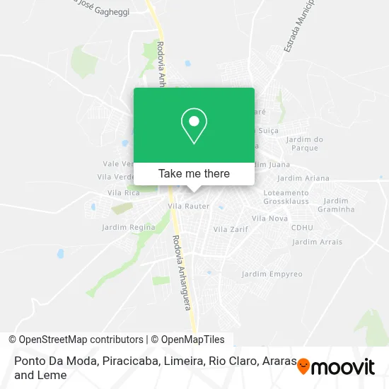 Ponto Da Moda map