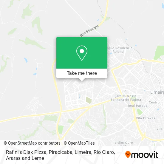Rafini's Disk Pizza map