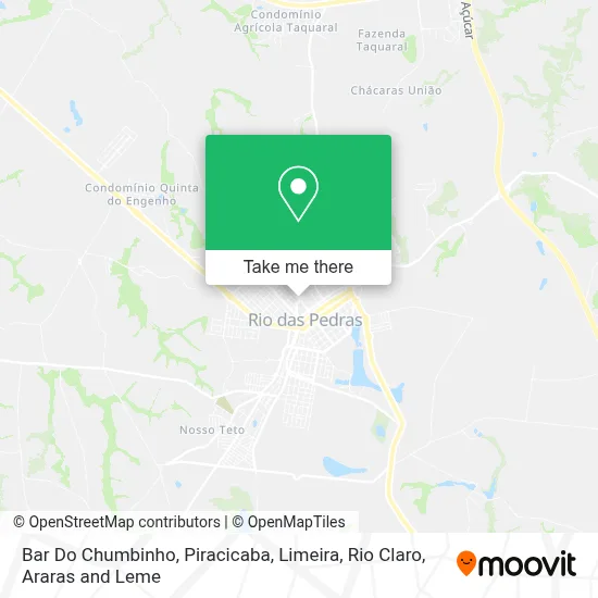 Bar Do Chumbinho map
