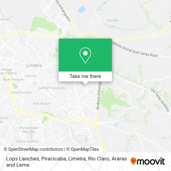 Lops Lanches map