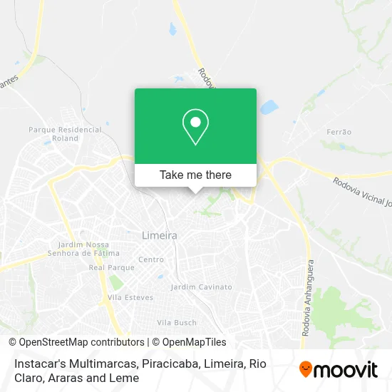 Instacar's Multimarcas map