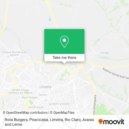 Rota Burgers map
