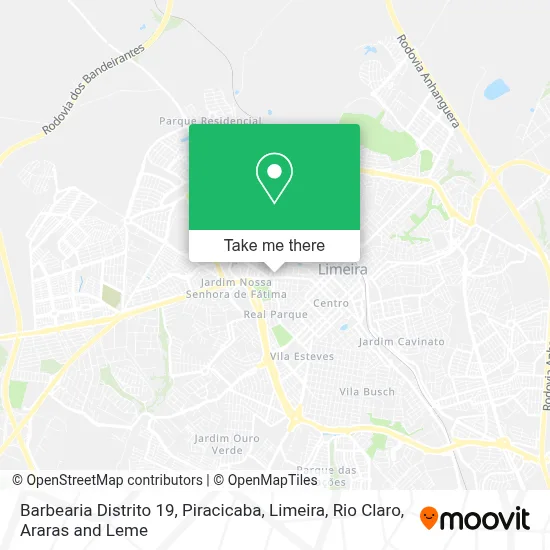 Barbearia Distrito 19 map