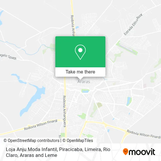 Loja Anju Moda Infantil map