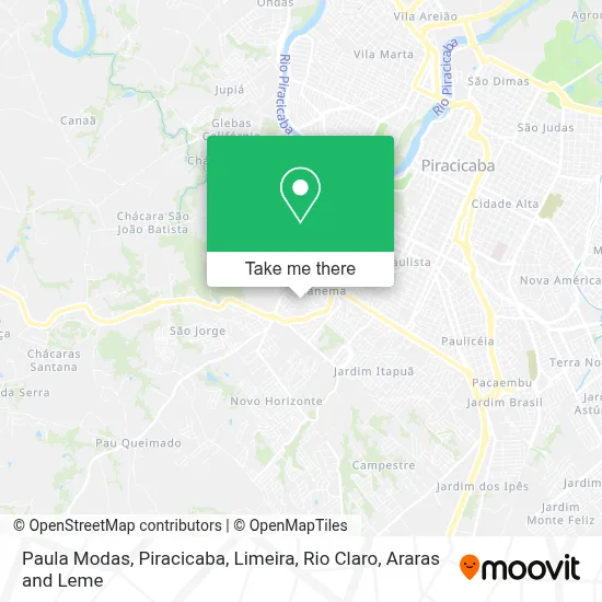 Paula Modas map