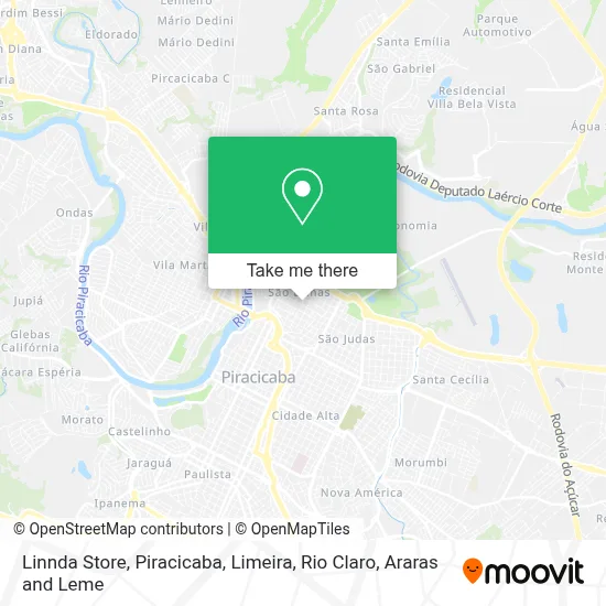 Linnda Store map
