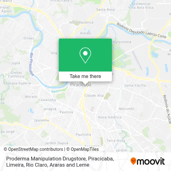 Proderma Manipulation Drugstore map