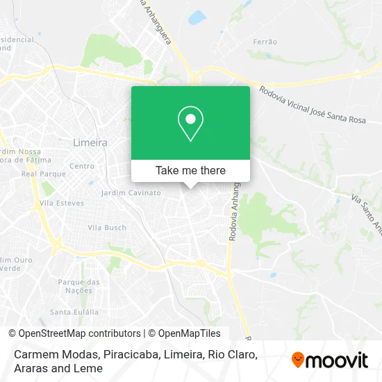 Carmem Modas map