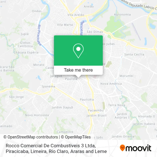 Rocco Comercial De Combustiveis 3 Ltda map
