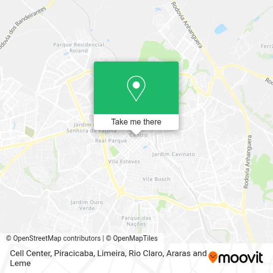 Cell Center map