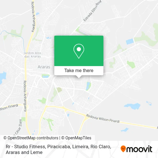Rr - Studio Fitness map