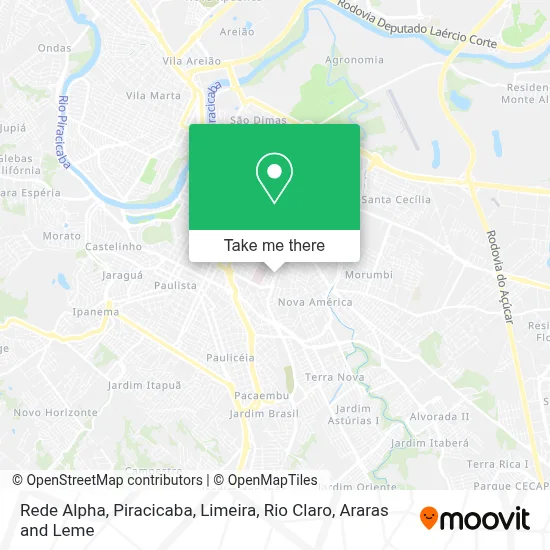 Rede Alpha map