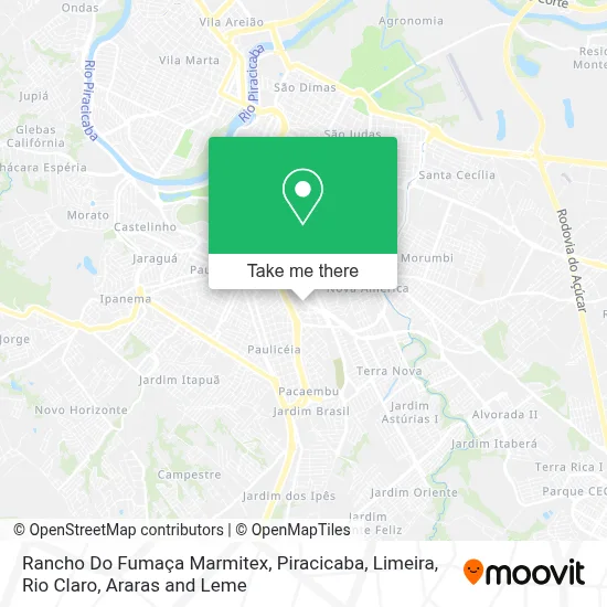 Rancho Do Fumaça Marmitex map