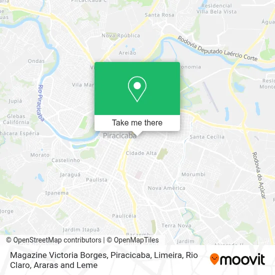Magazine Victoria Borges map