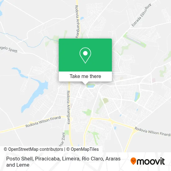 Posto Shell map