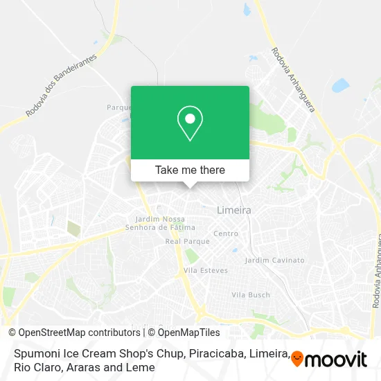 Spumoni Ice Cream Shop's Chup map