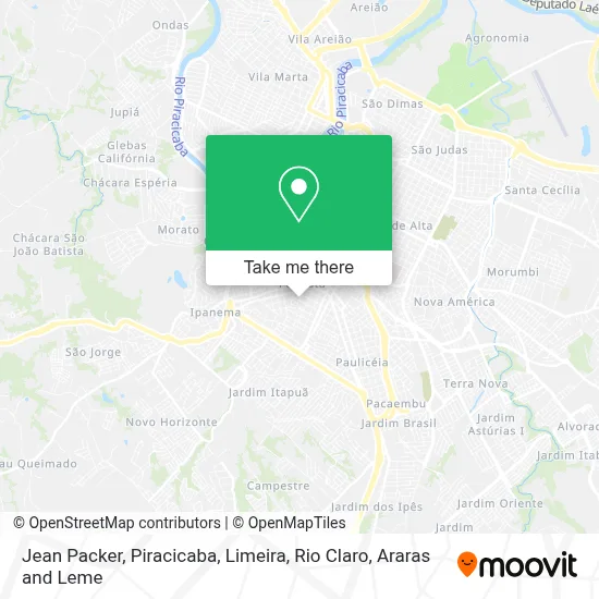 Jean Packer map