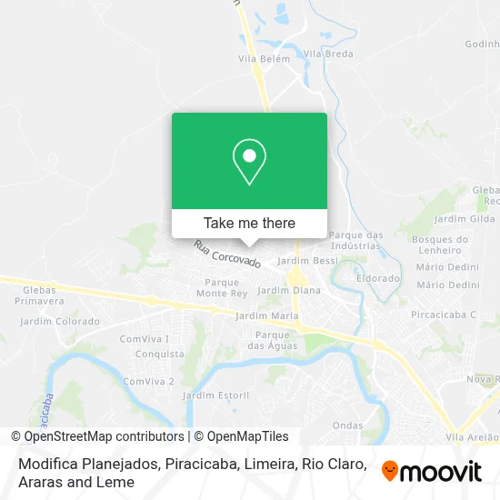 Modifica Planejados map
