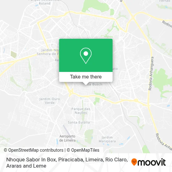 Nhoque Sabor In Box map