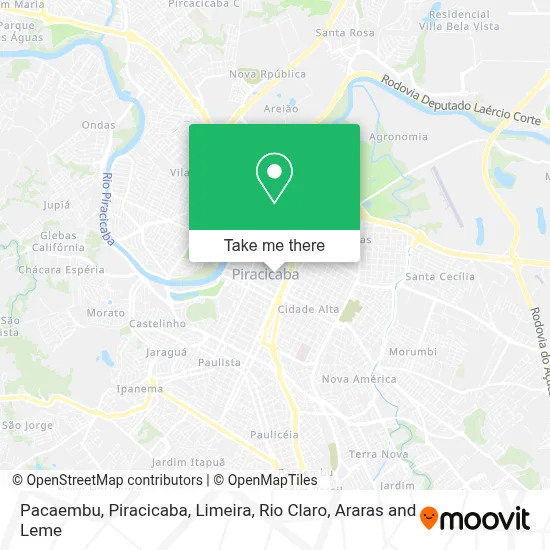 Pacaembu map
