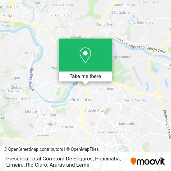 Presenca Total Corretora De Seguros map