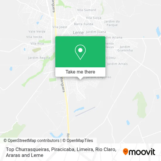 Top Churrasqueiras map