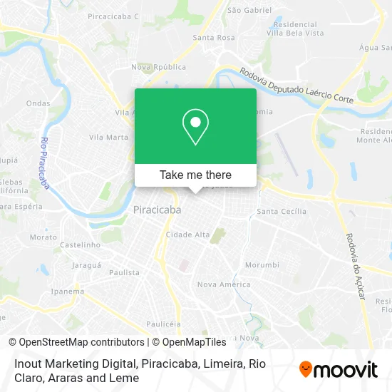 Inout Marketing Digital map