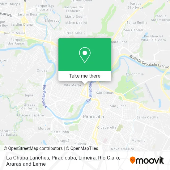 La Chapa Lanches map