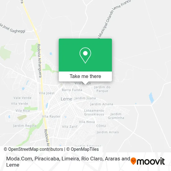 Moda.Com map