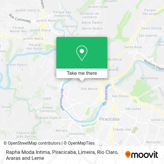 Rapha Moda Intima map