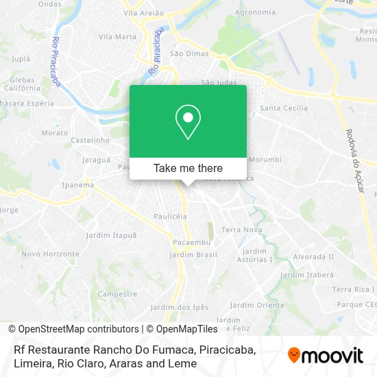 Rf Restaurante Rancho Do Fumaca map