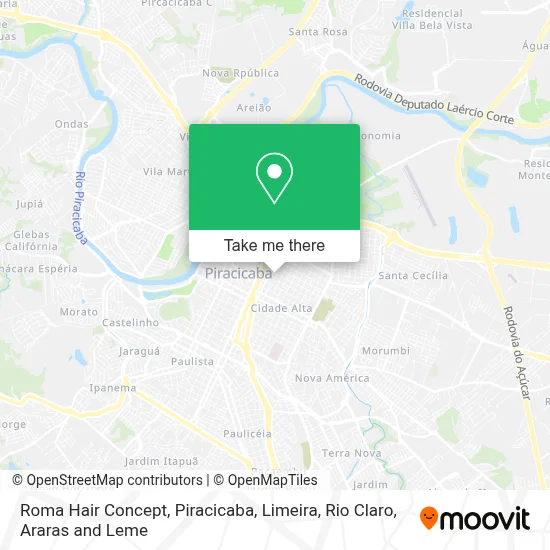 Roma Hair Concept map