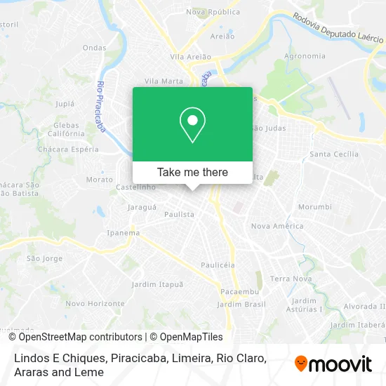 Lindos E Chiques map