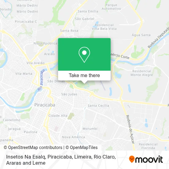 Insetos Na Esalq map