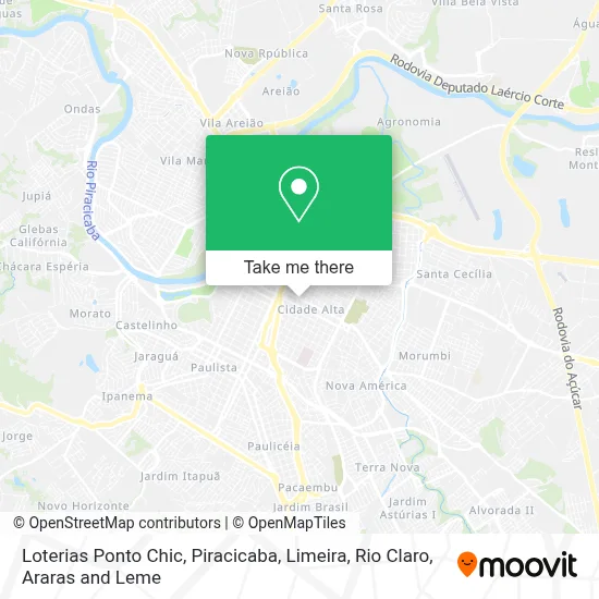 Loterias Ponto Chic map