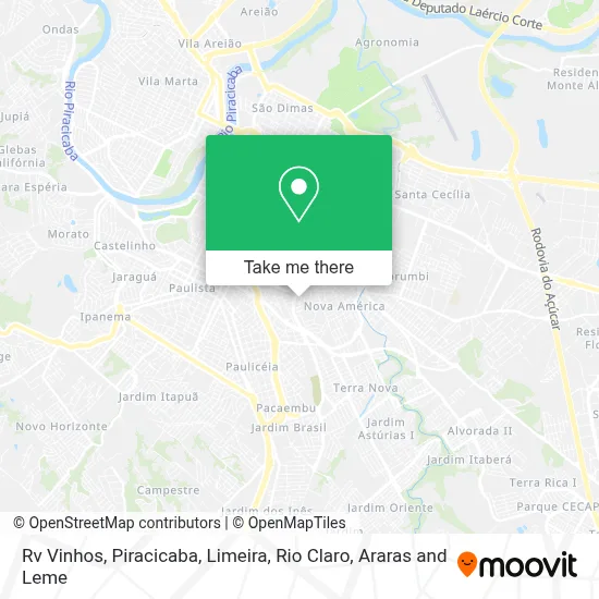 Rv Vinhos map