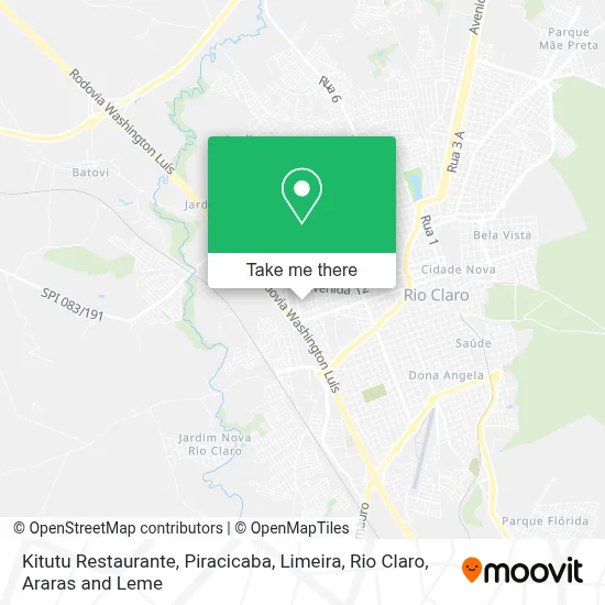 Kitutu Restaurante map