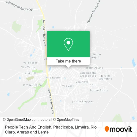 People Tech And English map