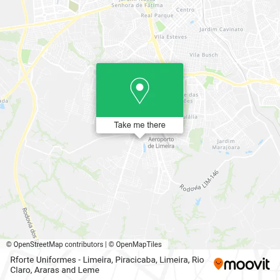Rforte Uniformes - Limeira map