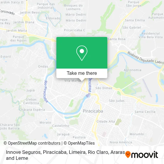 Innove Seguros map