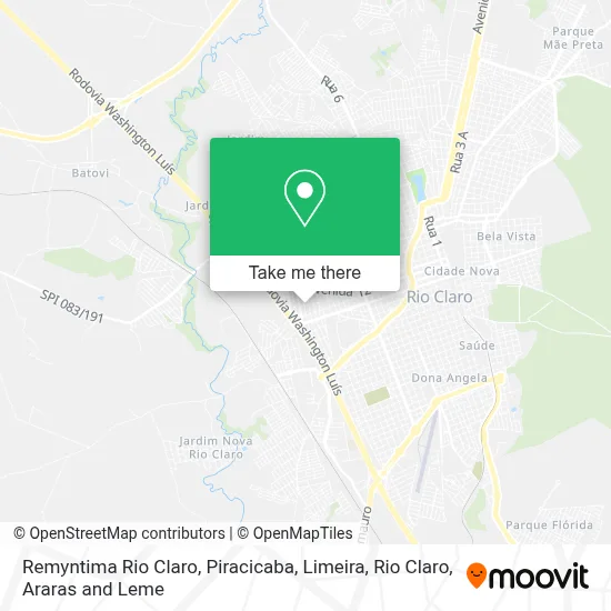Remyntima Rio Claro map