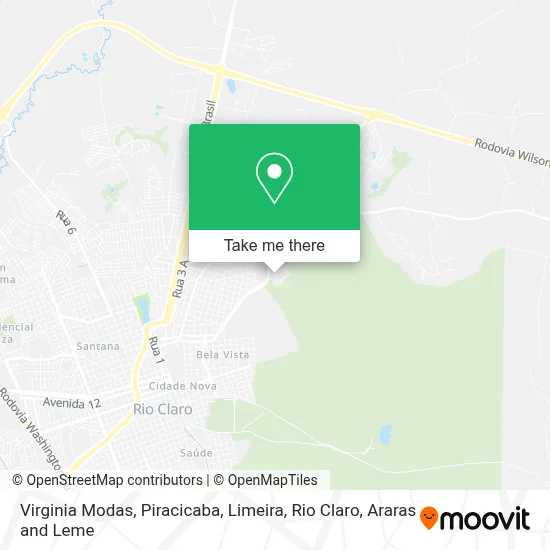 Virginia Modas map