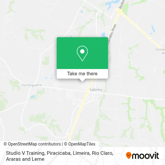 Studio V Training map