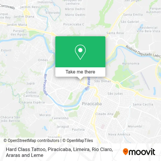 Hard Class Tattoo map