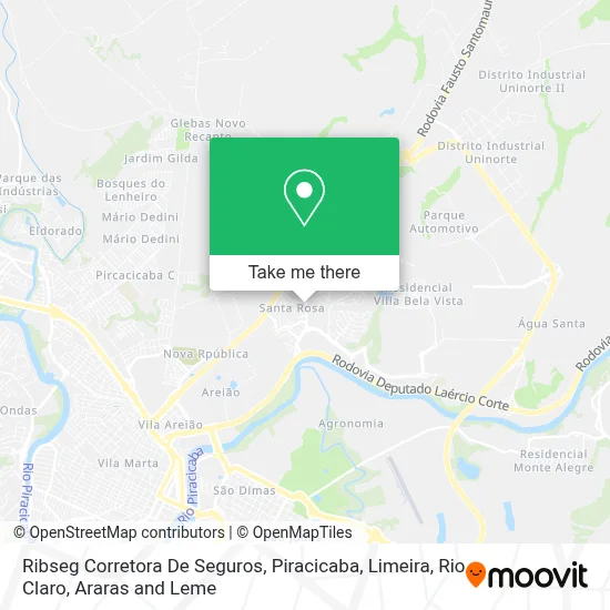 Ribseg Corretora De Seguros map