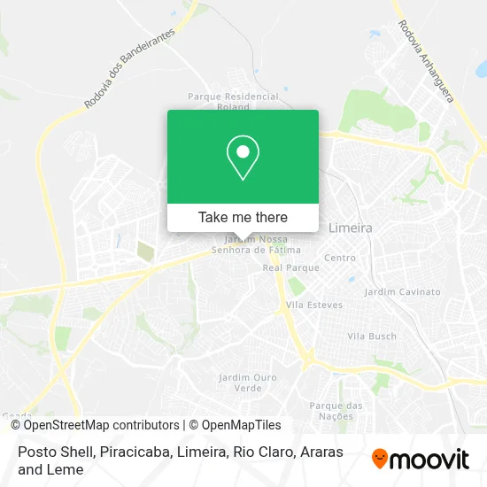 Posto Shell map