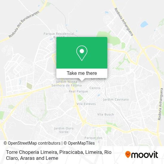 Torre Choperia Limeira map