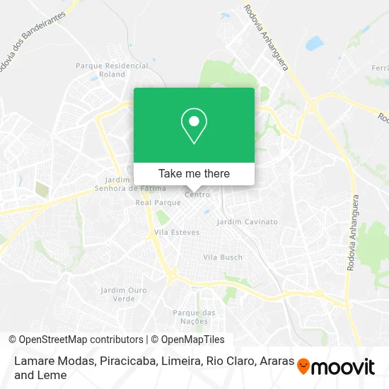 Lamare Modas map