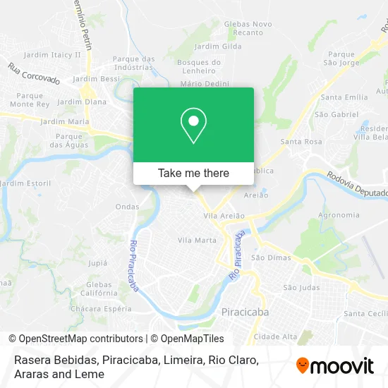 Rasera Bebidas map