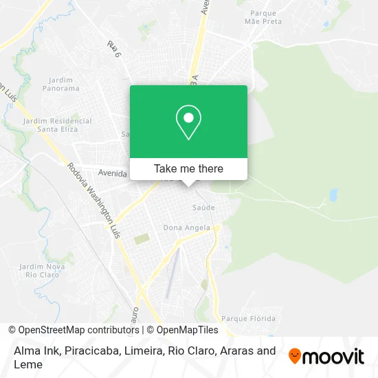 Alma Ink map